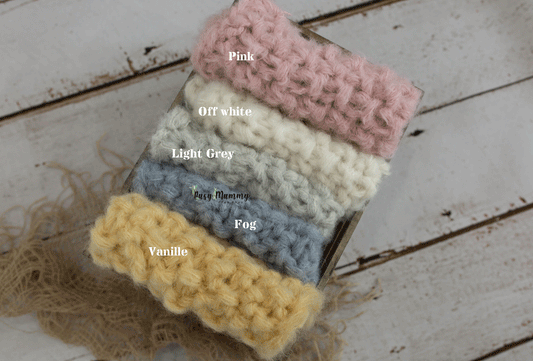 Newborn sitter knitted chunky layer, blanket, READY TO SEND